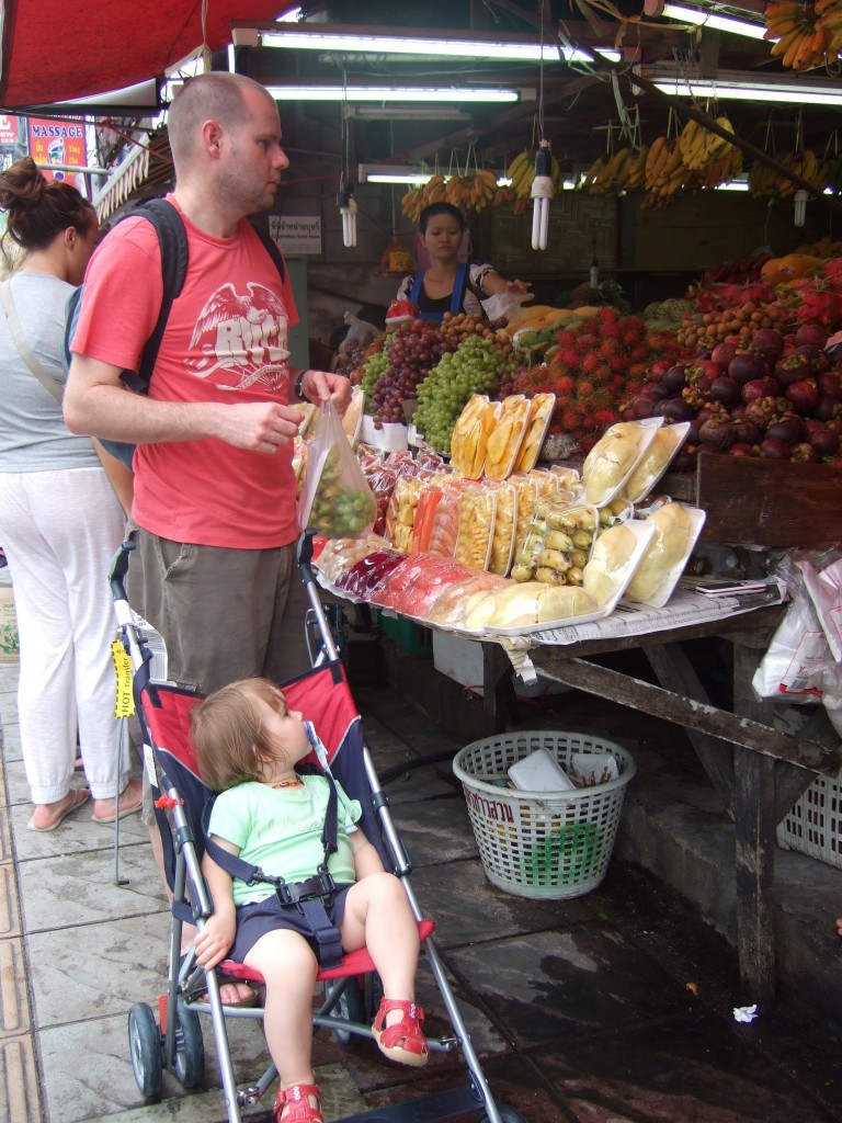 Fruit shopping in downtown Patong