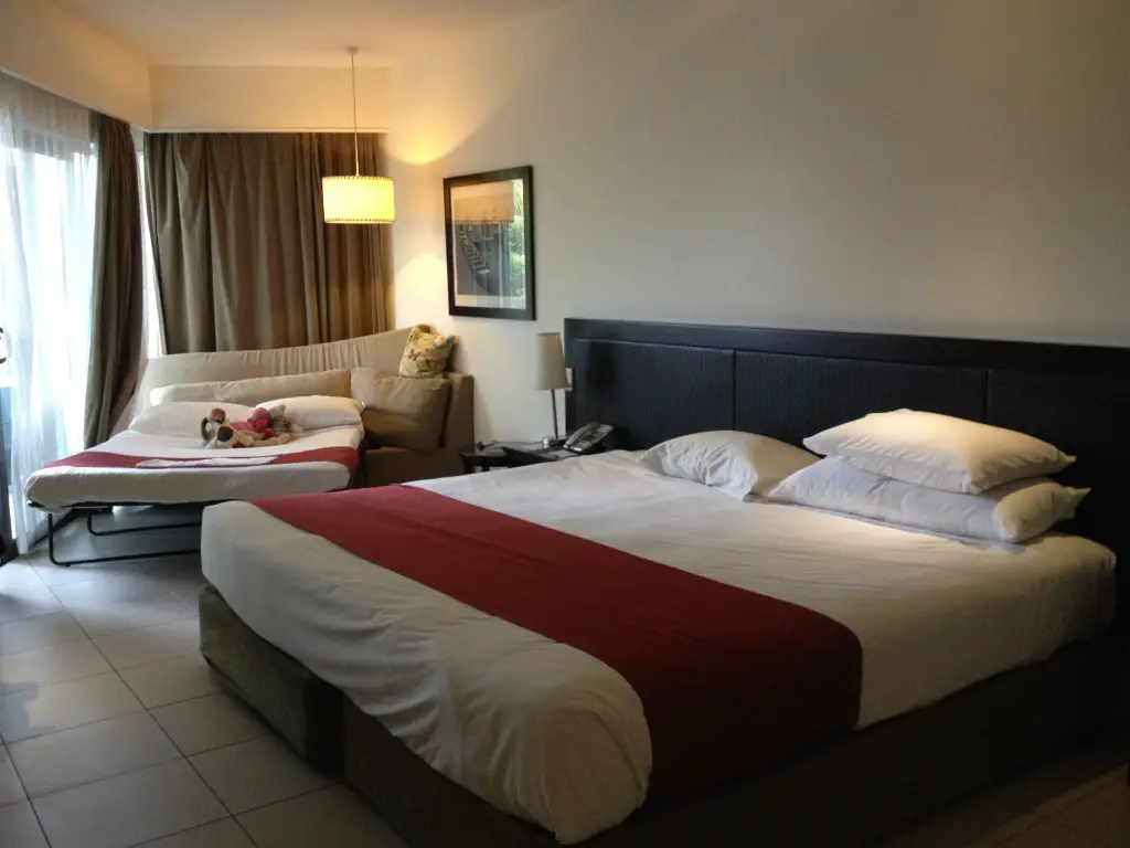 Standard room at Radisson Blu resort, Fiji