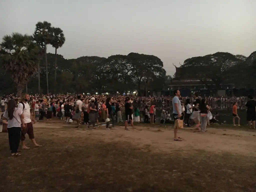 Crowds at Angkor Wat
