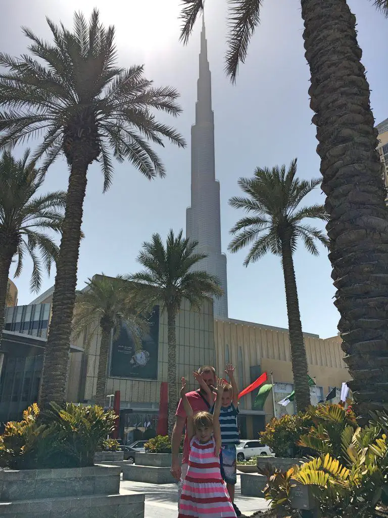 Burj Kalifa as viewed from Dubai Mall