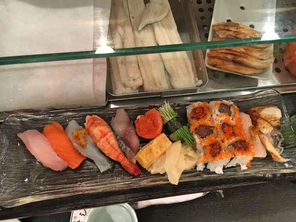 Our amazing sushi platter