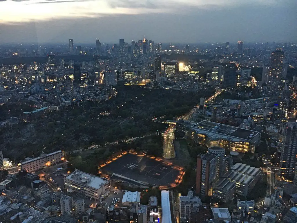 Dusk at Tokyo City View