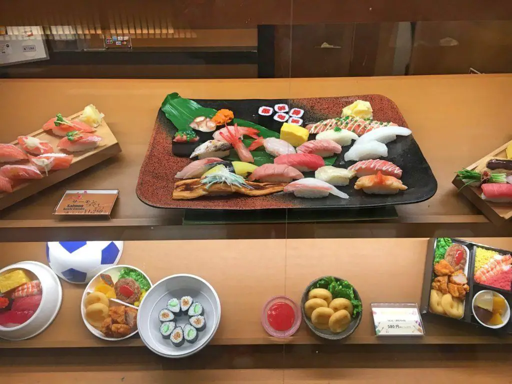 Plastic sushi