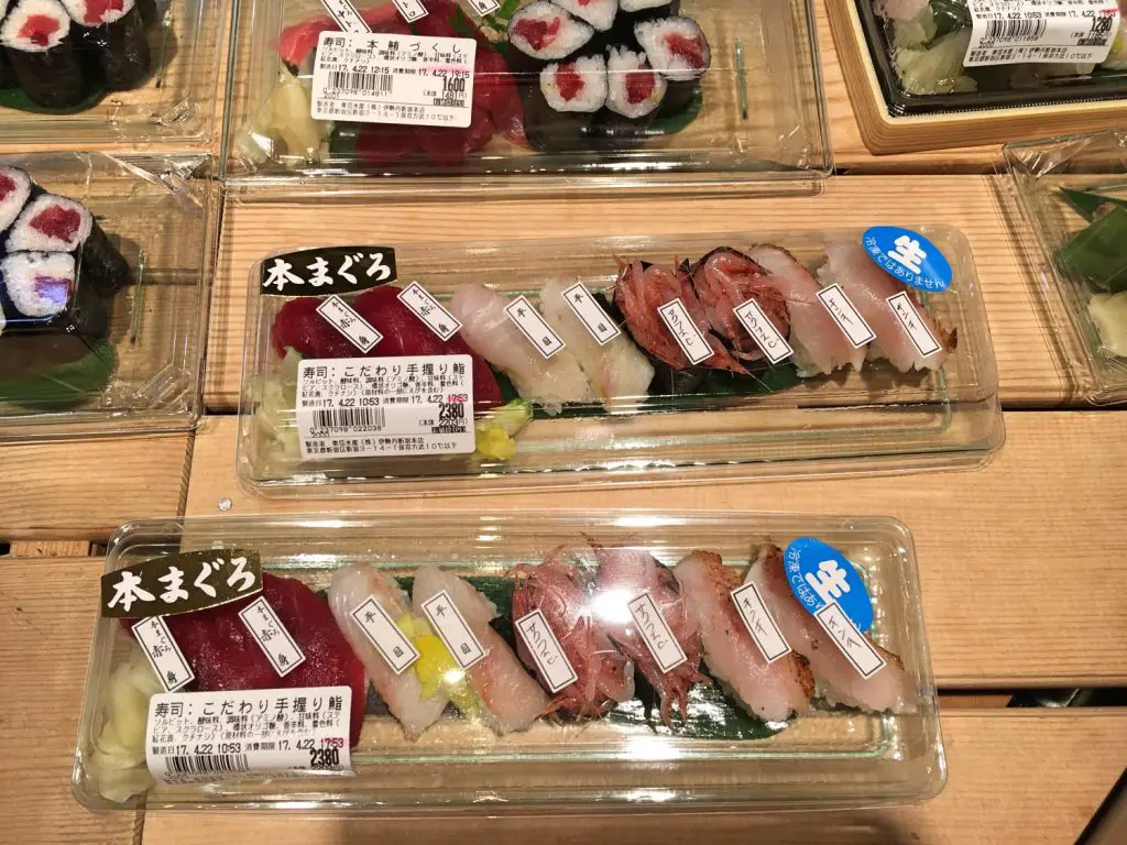 Beautiful fresh sushi