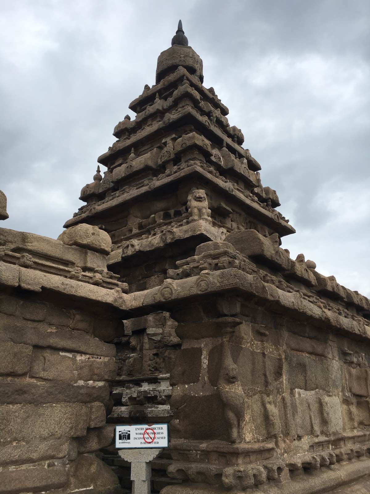 The Shore Temple at Mamallapuram 