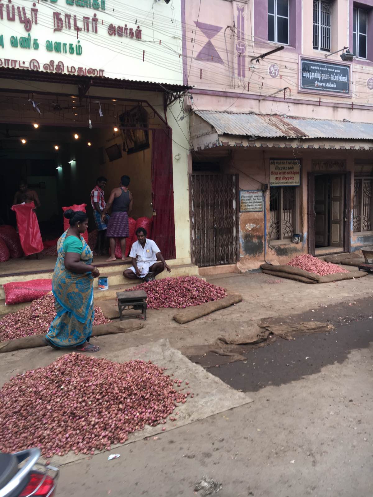 The Onion Street in Madurai