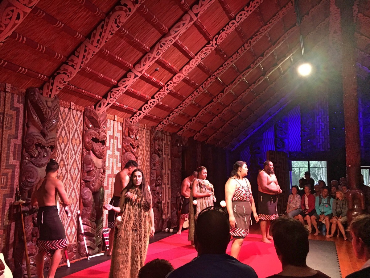 Cultural performance at Waitangi