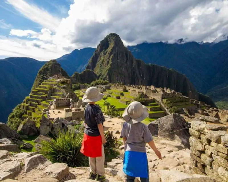 Machu Picchu with kids